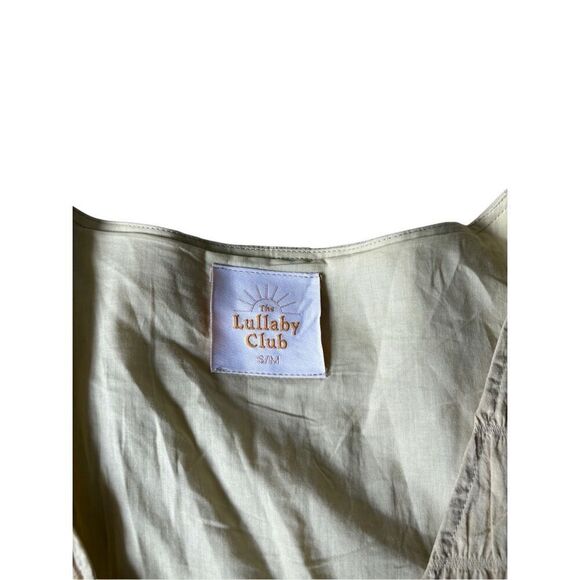 The Lullaby Club Capri Mini Dress size S/M Sage Yellow Green - Picture 5 of 14